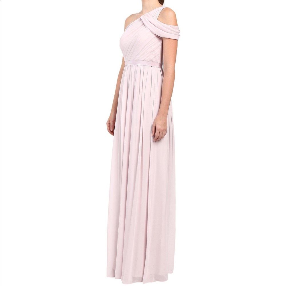 Donna Morgan Chloe Dress in Palest Pink/Blush